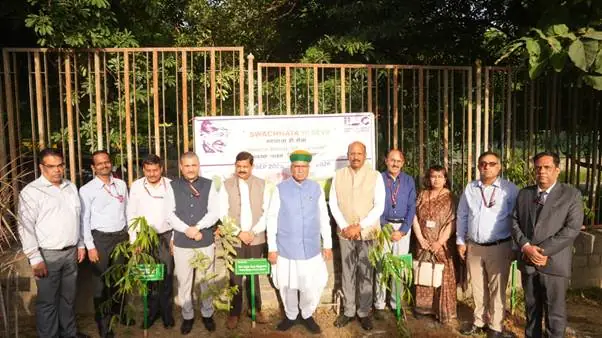 Arjun Ram Meghwal Leads Tree-Planting Drive at IIAC, Signalling a Push for Public Environmental Stewardship photo 5