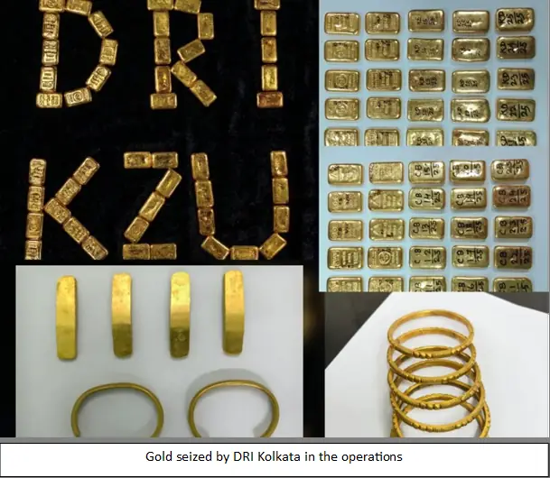 DRI Cracks Down on Bangladesh-Linked Gold Smuggling in Eastern India; Over 7.8 kg of Foreign-Origin Gold Seized, Six Arrested photo 2