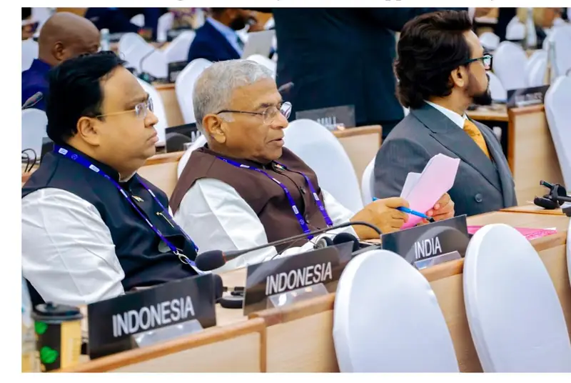 Indian Parliamentary Delegation Continues Engagement at IPU Assembly in Arusha Under Deputy Chairman Harivansh photo 2