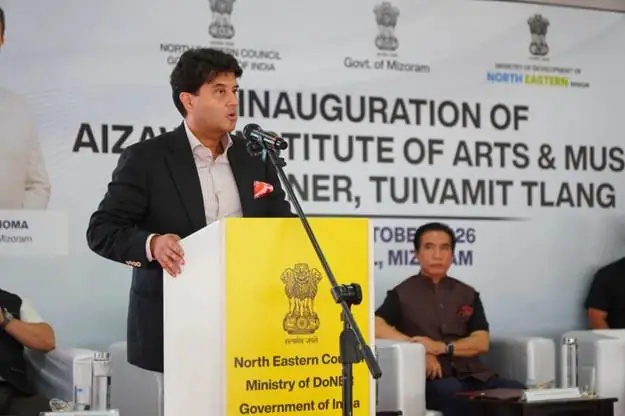 Scindia Inaugurates, Lays Foundation for ₹331 Crore Development Projects in Mizoram photo 4